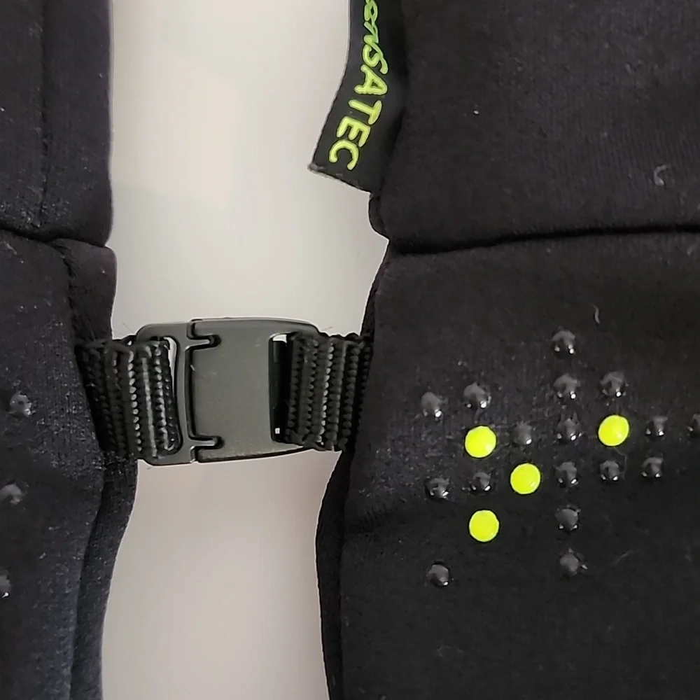 Head Sensatec Black Gloves with Neon Logo